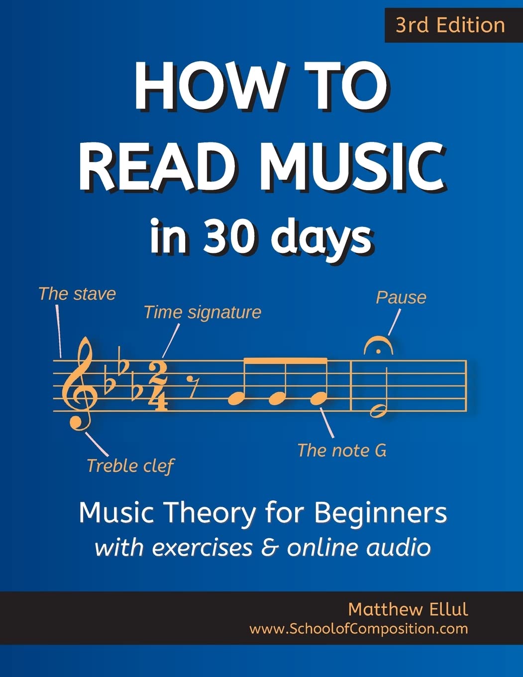 How to Read Music in 30 Days: Music Theory for Beginners - with exercises & online audio: 1 (Practical Music Theory)
