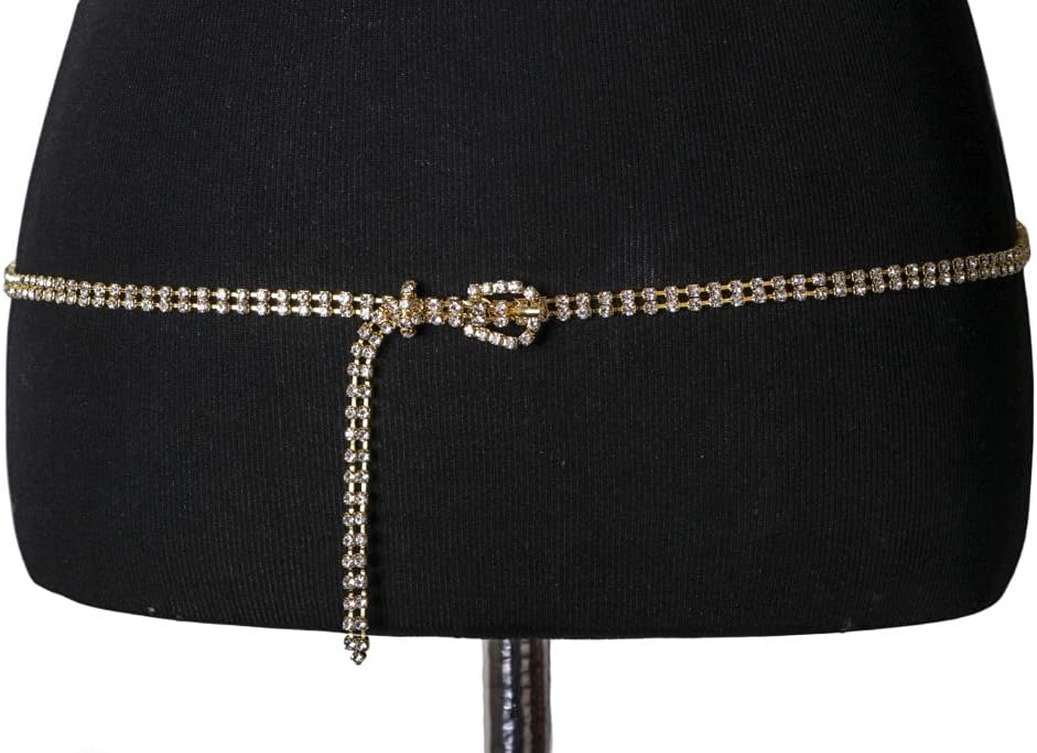 Western F.a.s.h.i.o.n 2 Row Crystal Belt with Buckle