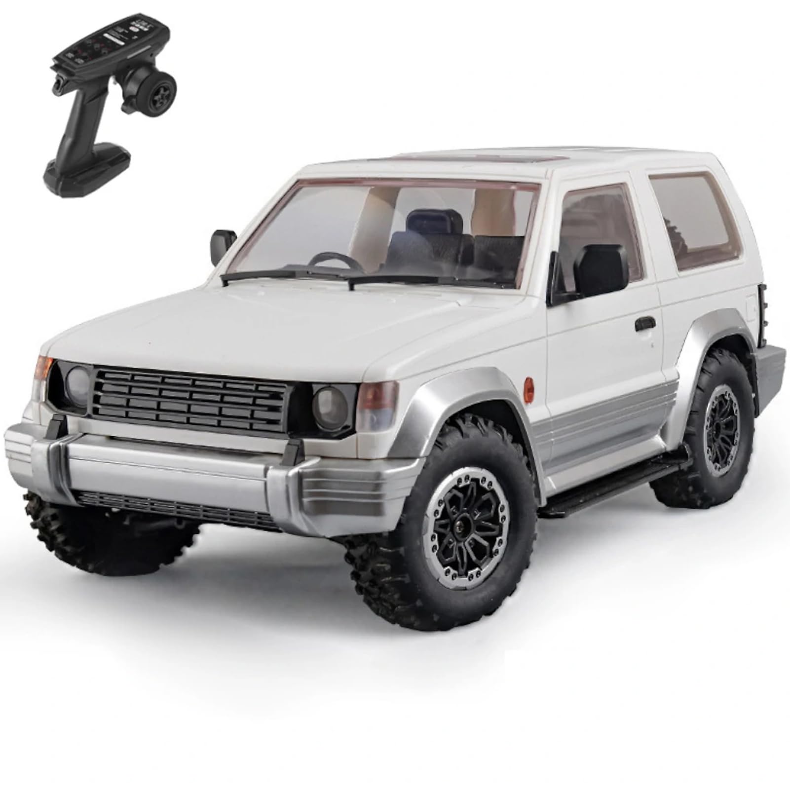 あきら　オフロードRCカー ホワイト SUVデザイン あきら オフロードRCカー ホワイト SUVデザイン あきら オフロードRC