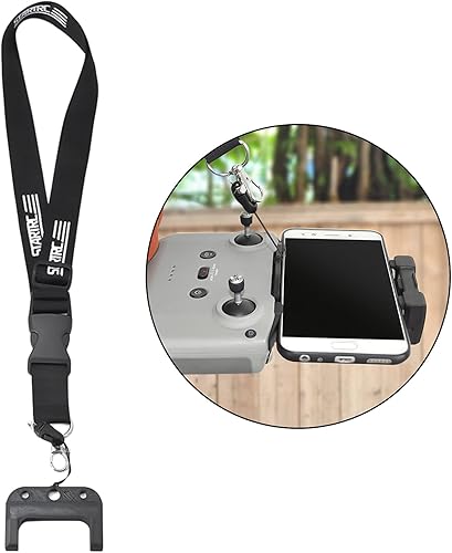 Miniatura 3 de misppro Neck Strap Buckle Lanyard Anti-Lost for DJI Mavic Air 2 Accessories Black