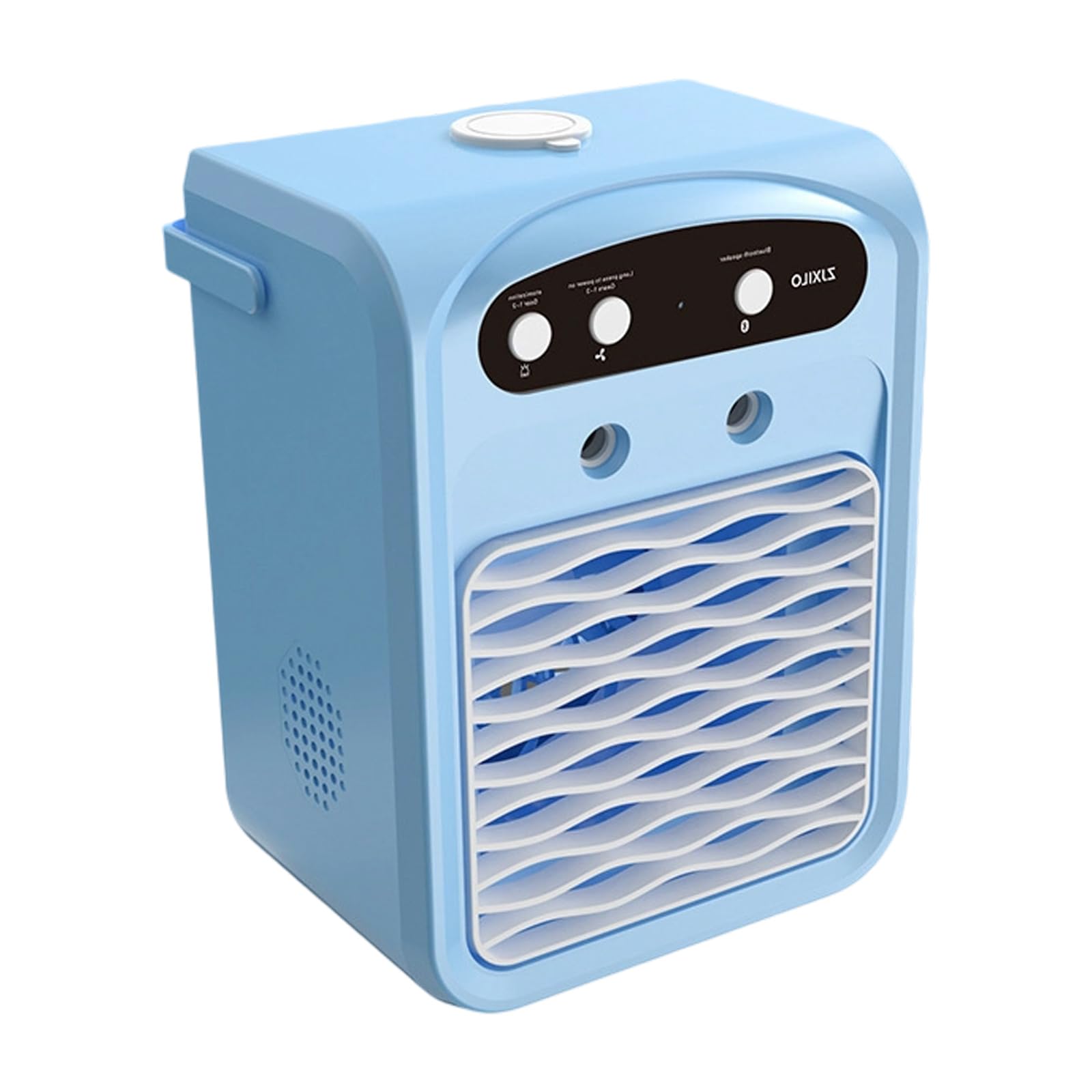 Jazuaiao Portable Desktop Air Cooling Fan with 3 Speed Setting Cooling Fan Rechargeable for Dormitory Study Desk Outdoor Adjustable Speed Air Conditioning
