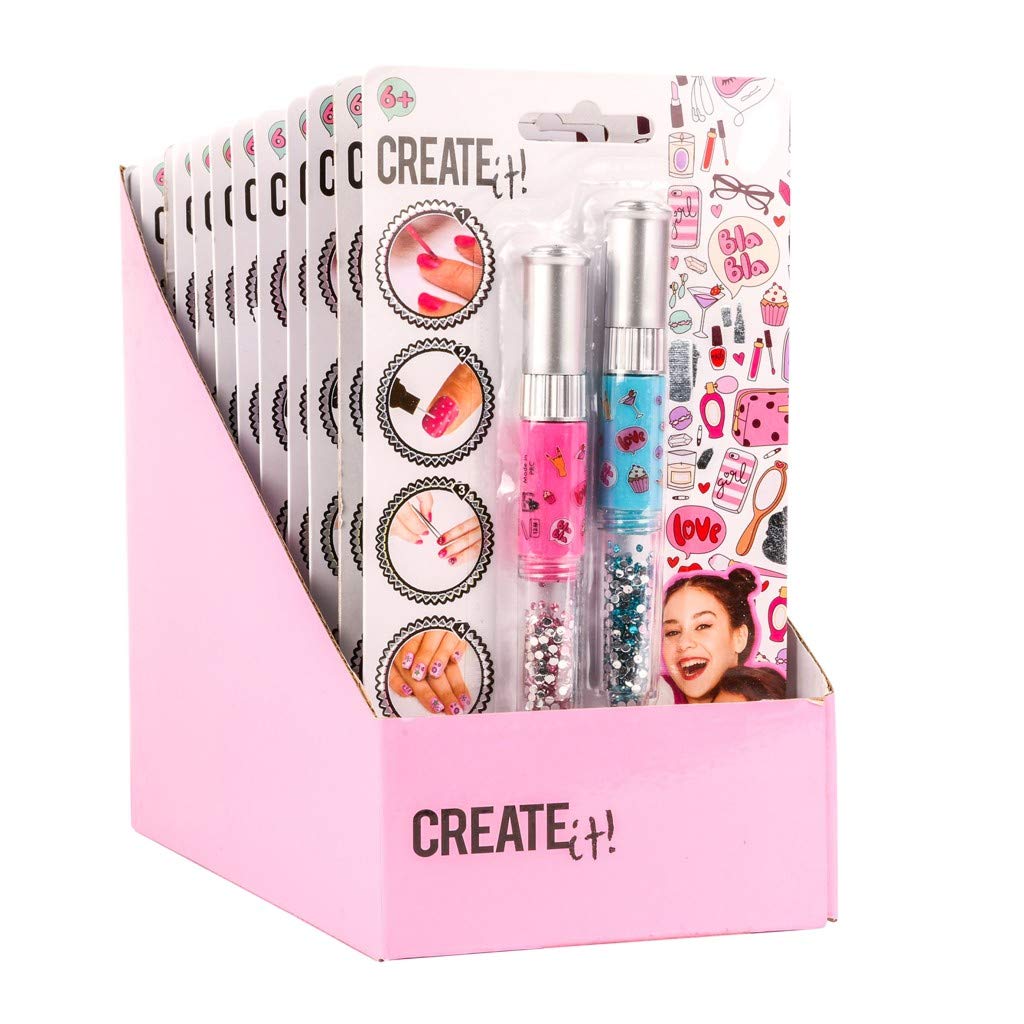 CREATE IT Nail Art Pen 3-In-1, 2Pack