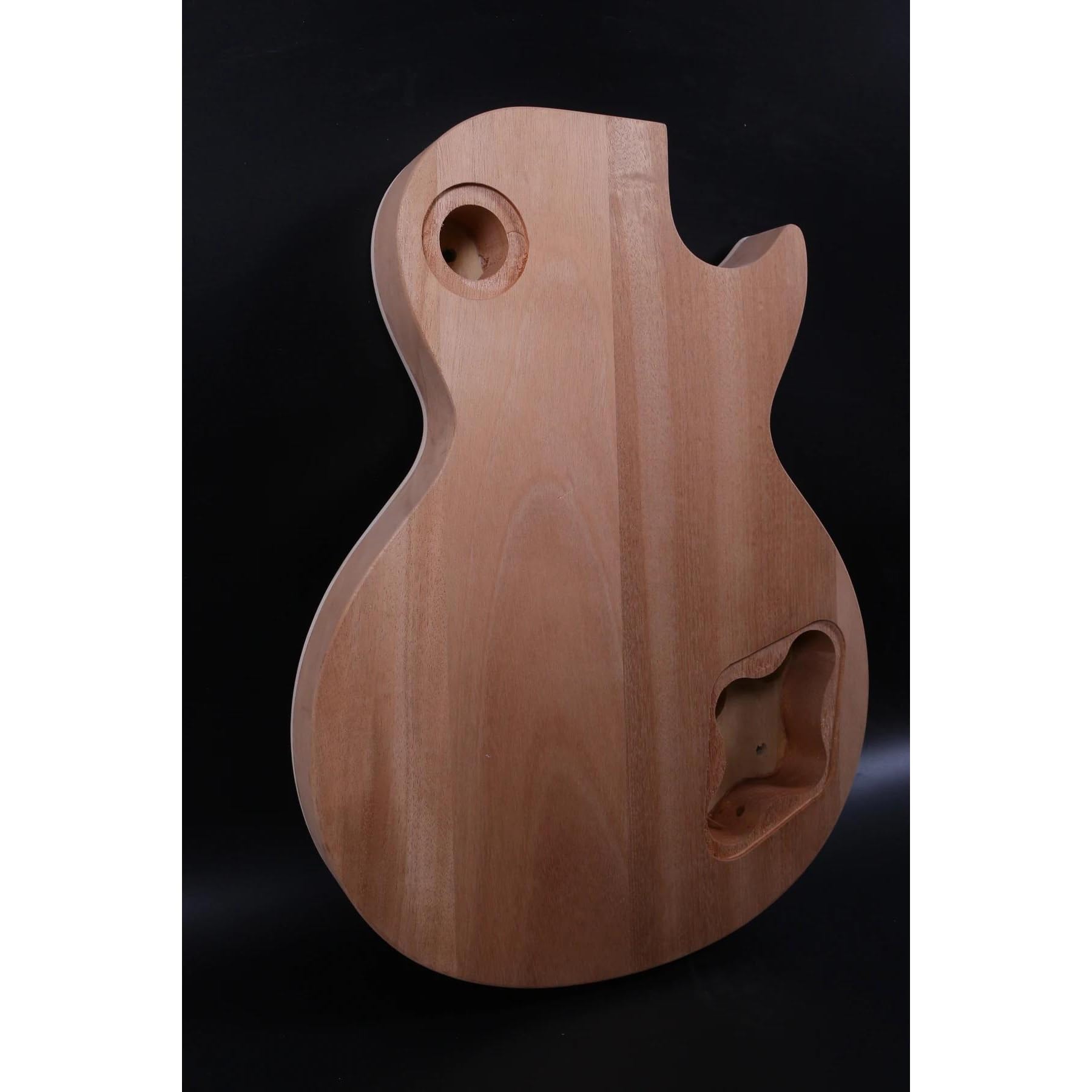 ricambio per corpo chitarra Corpo Di Chitarra Elettrica Fai Da Te Per Mancini In Mogano + Impiallacciatura In Acero Fiammato Parti Di Chitarra Fatte A Mano Non Rifinite