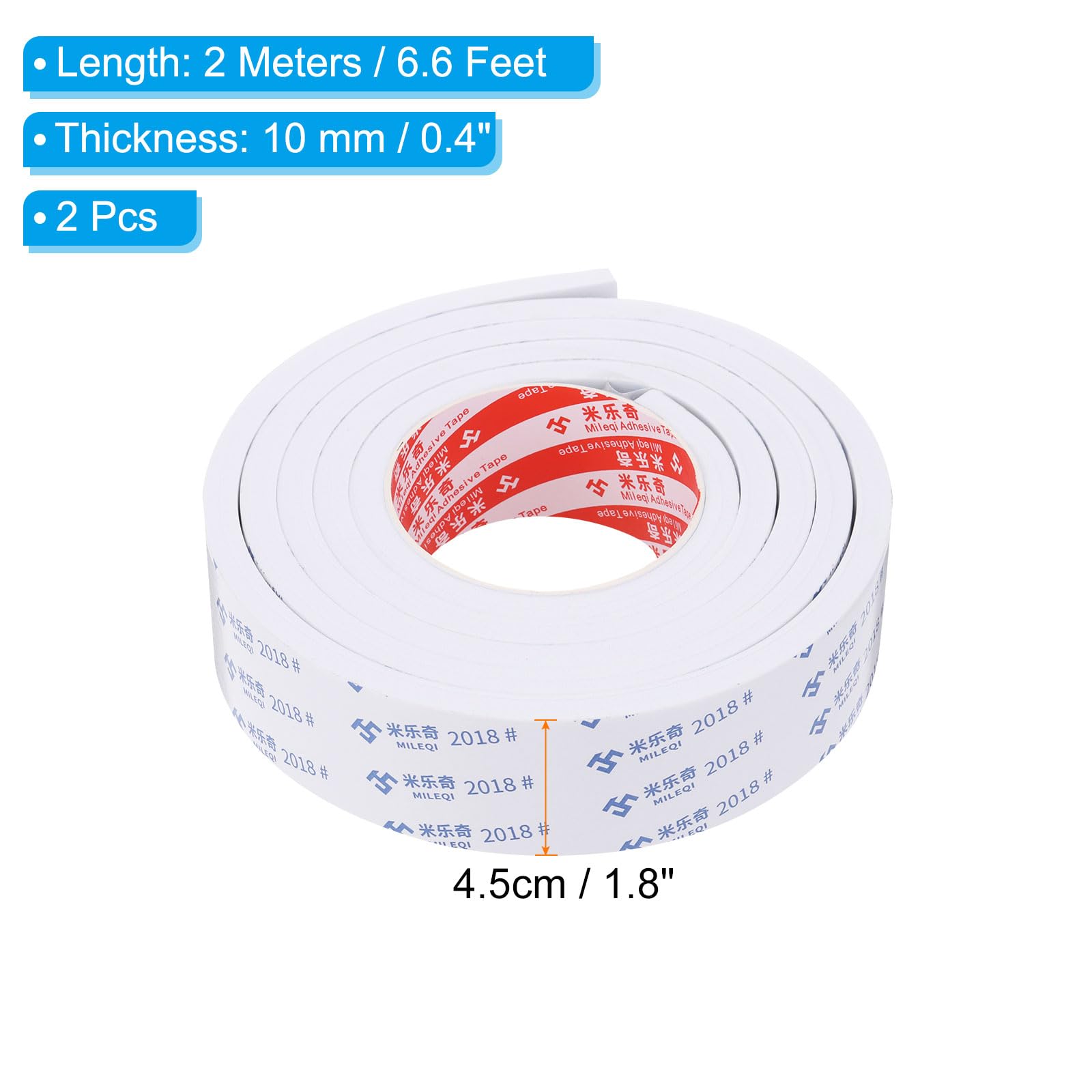 PATIKIL 2m/6.6ft Sealing Foam Tape - Image 2