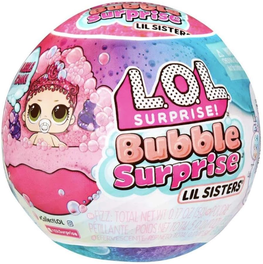 L.O.L. Surprise! Bubble Surprise Lil Sisters Asst in Sidekick (119791EU)