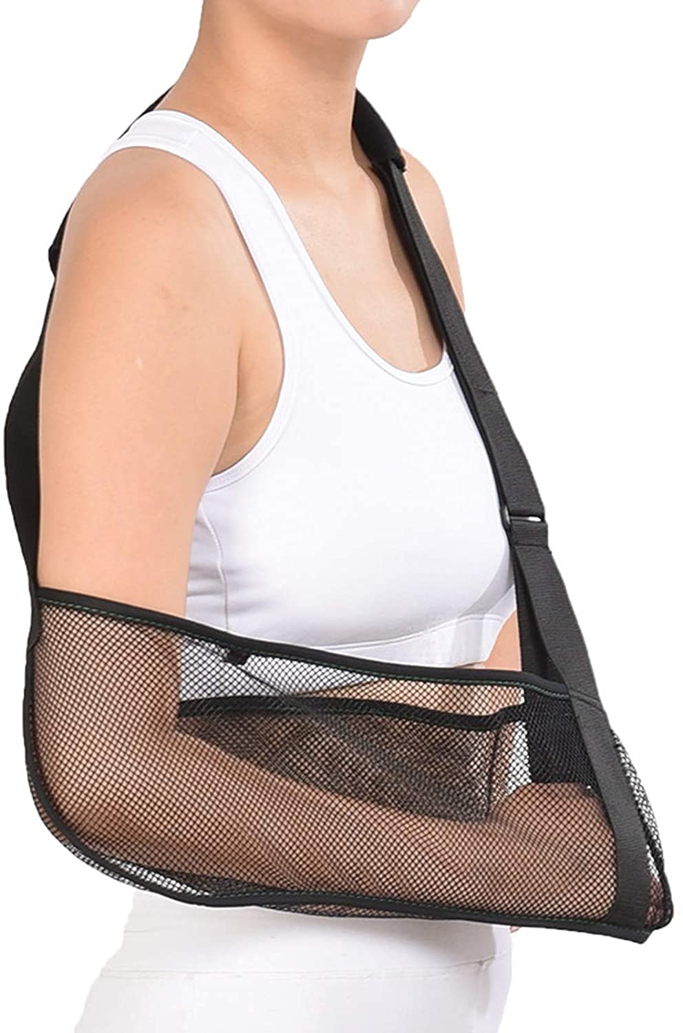 Cabestrillo Fijo para Codo, Malla Transpirable, Ligero, estabiliza el Brazo, el Hombro y la muñeca después de Lesiones o para un Brazo Roto, Correas Ajustables (Size : Xsmall Size)