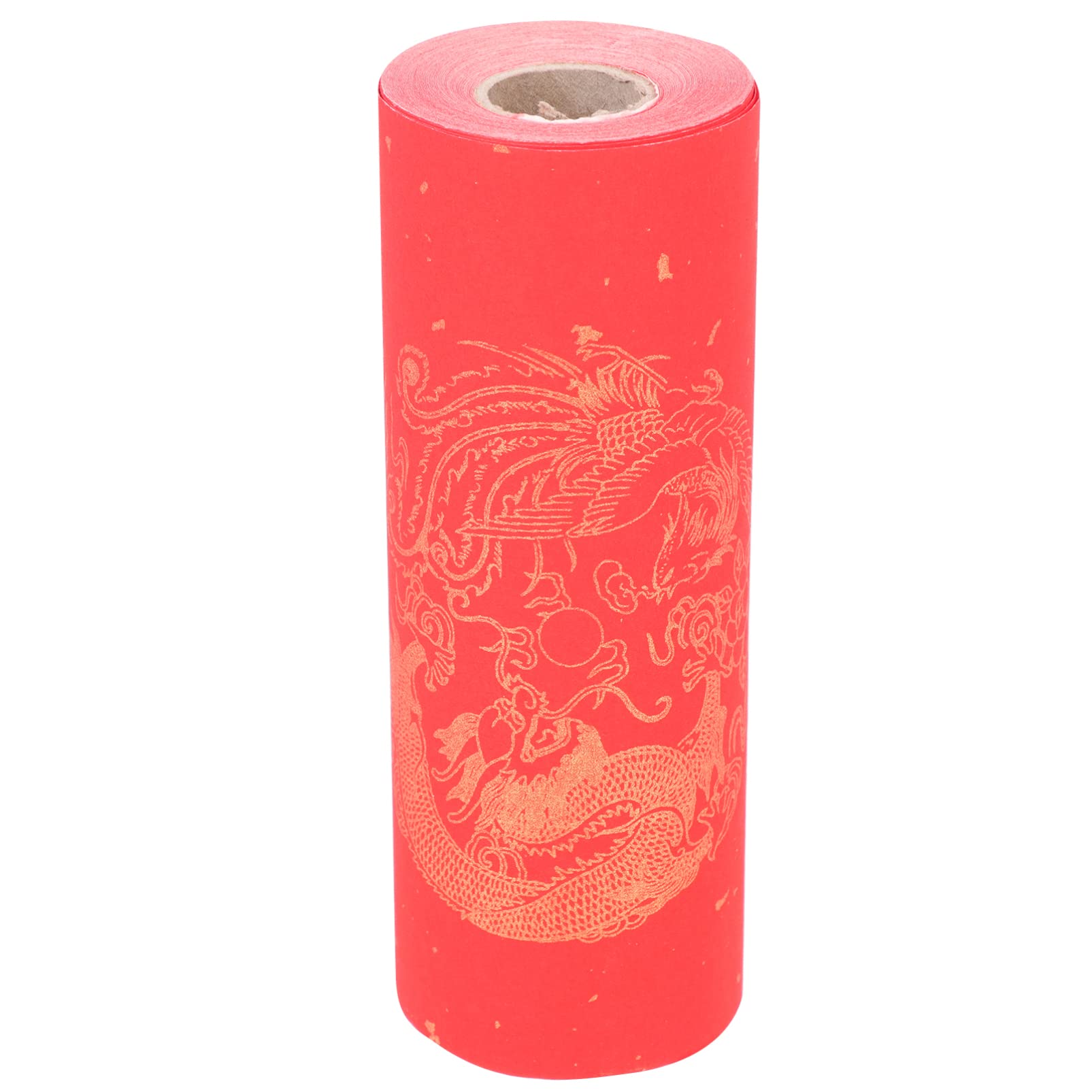 couplets Set， Chinese New Year Decoration,1 Roll Couplet Paper Spring Festival Red Calligraphy(2000X23X0.1CM)