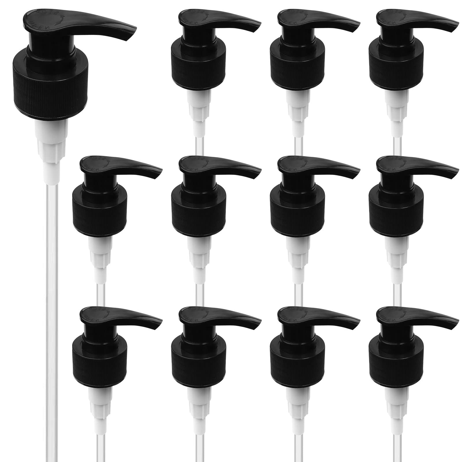 Pompe universelle 28/410 noire anti-gaspillage pour bouteille de shampooing de 1L
