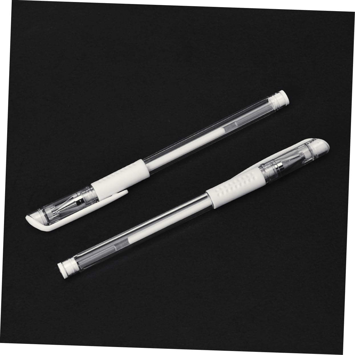 minkissy 24 Piezas De De La Piel De Plantilla De Maquillaje Tinta Blanca Lápiz De Mapeo De Cejas Lápices De Cejas De Marcadores De Punta