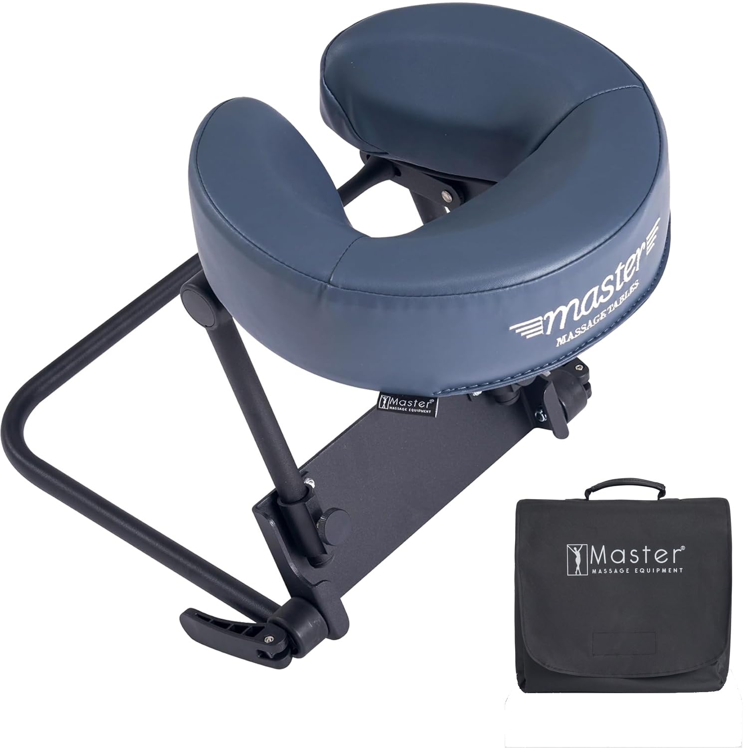 Photo 1 of Master Massage Home Massage Headrest Kit Professional for Bed, Adjustable Headrest & Pu Face Cushion for Private Masseuse, Face Down Pillow Mattress Top Massage Kit Family Use