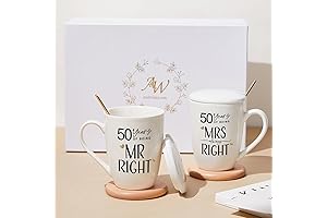 Anniversary Gifts for Parents: Mr. and Mrs. Coffee Mugs