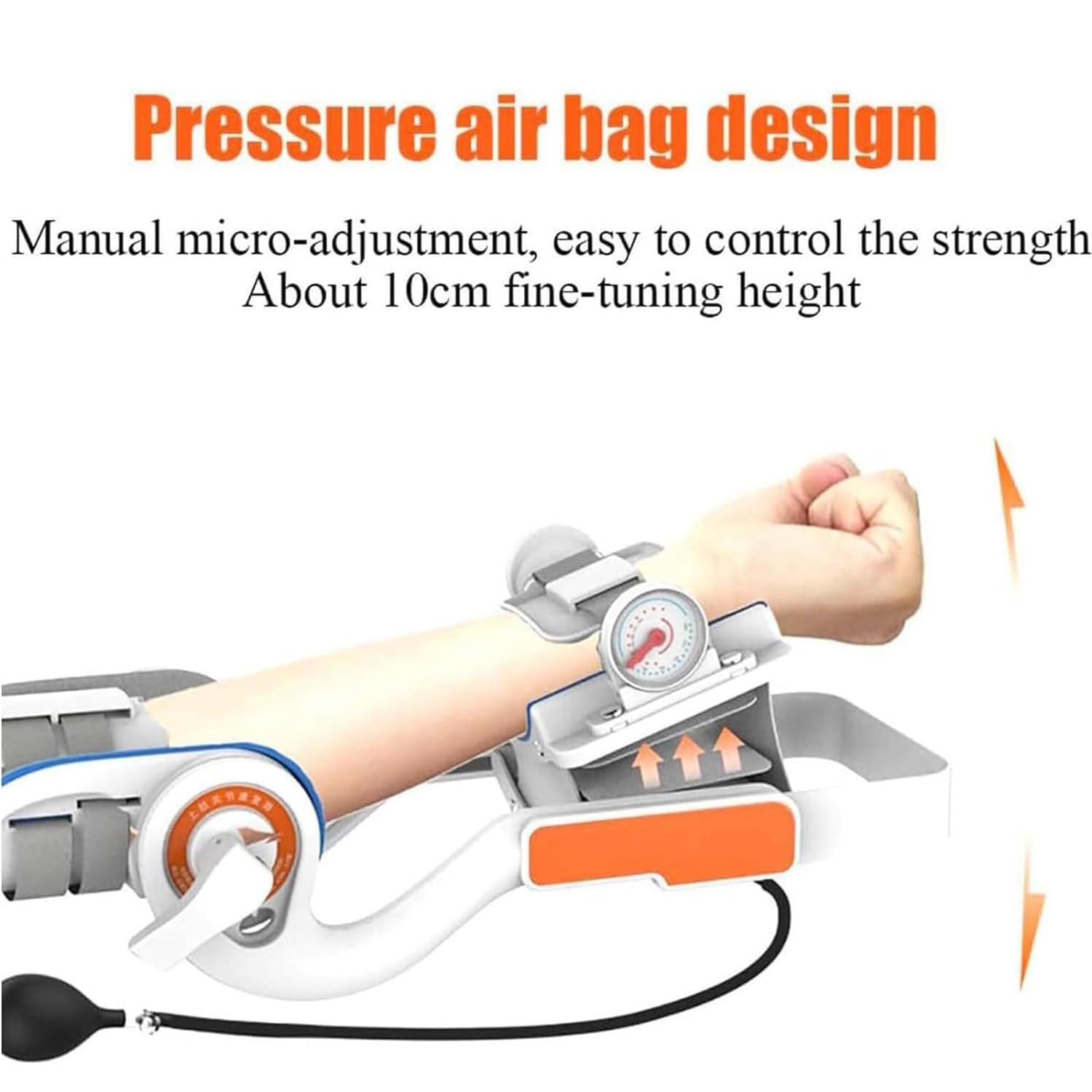Electric Elbow Joint Rehabilitation Device, Adjustable Speed ​​and Angle, 360° Rotatable Articulated Elbow Support with Remote Control, for Stretch Joint Muscles and Tendons