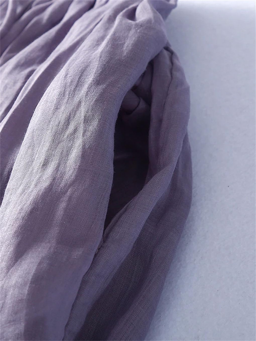 Jupes mi-longues décontractées pour femme avec taille élastique