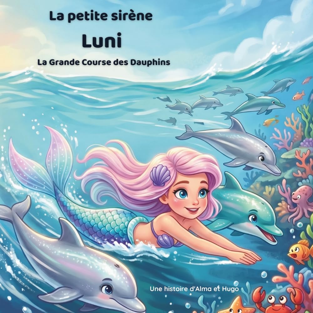 La Petite Sirène Luni – La Grande Course des Dauphins: Une Aventure Palpitante sur l’Amitié, le Courage et l’Esprit d’Équipe (Les aventures de la petite sirène Luni)