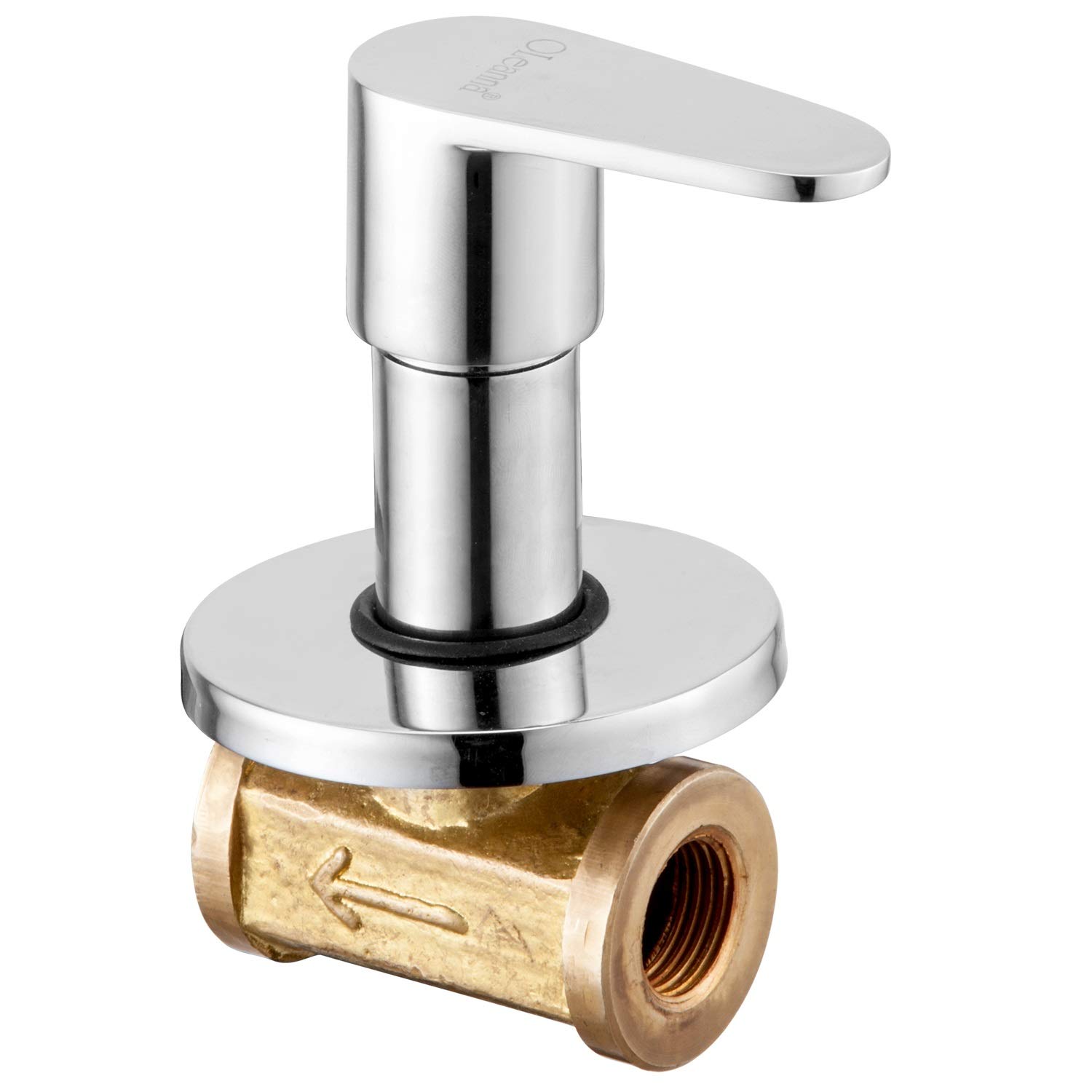 Oleanna Nova-Csc20 Nova Brass Garnet Quarter Turn Fittings Concealed Stop Cock (3/4 Inch, Silver, Chrome Finish) (B07JC915YL) Amazon Price History, Amazon Price Tracker