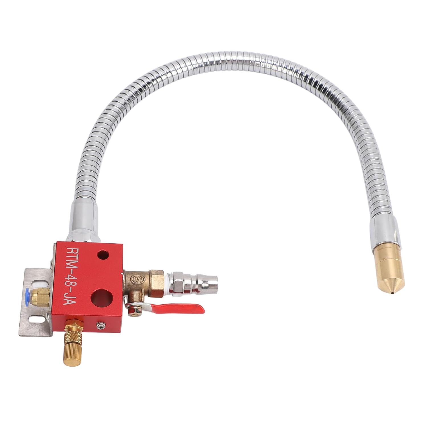 ミストクーラント潤滑スプレーシステム 48 センチメートル金属ホースと 2 メートルのソフトチューブ CNC 旋盤切断彫刻機用