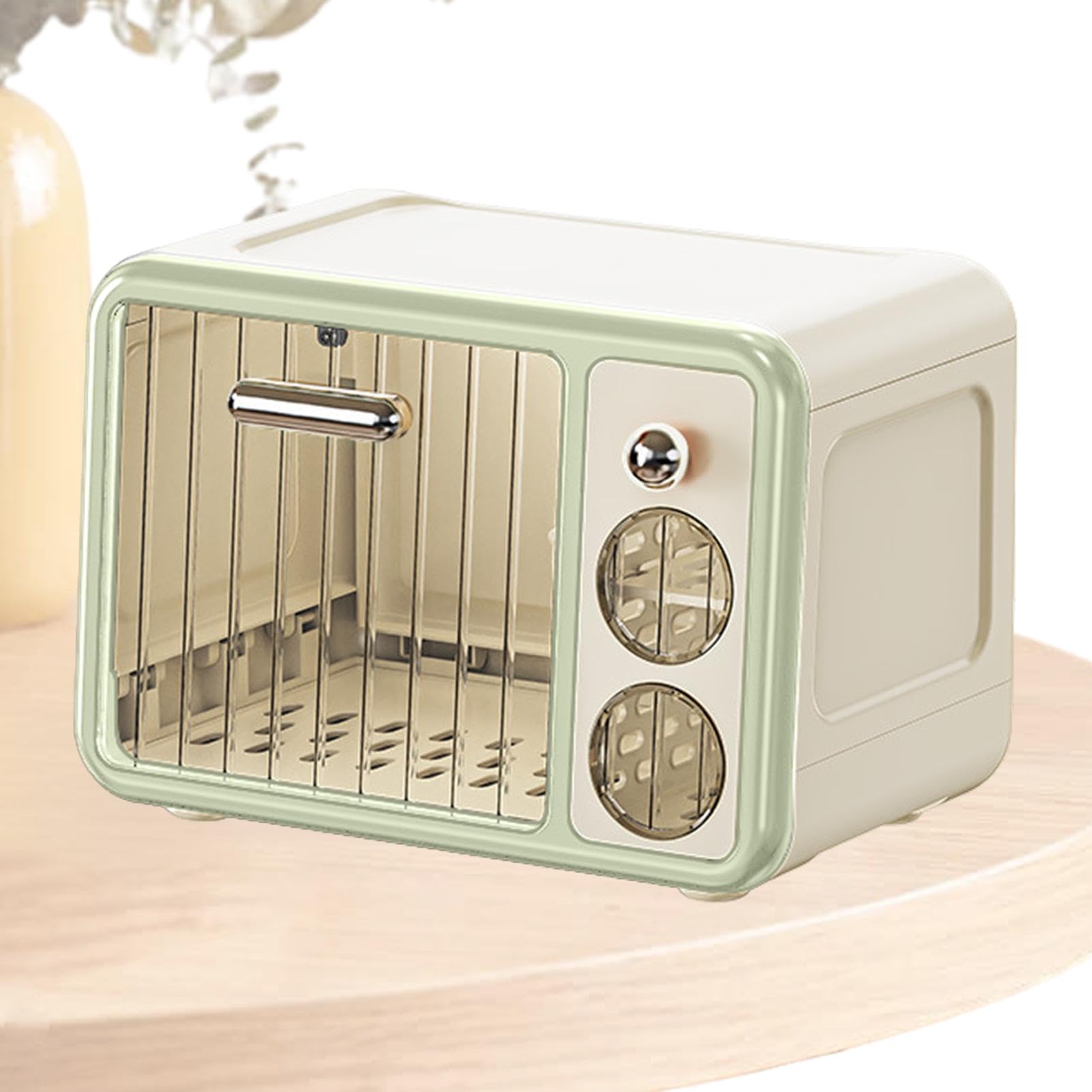 Boîte de rangement pliable pour biberon, support de biberon anti-poussière | organiseur de cuisine pour séchage de biberons, design peu encombrant, 37 x 25 x 26 cm