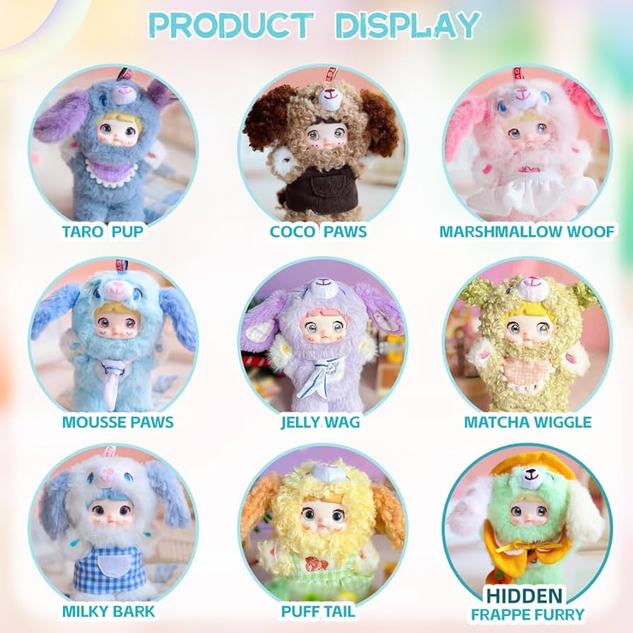 Amazon.com: XiDonDon Nommi Puppy Diary Series Vinyl Face Plush