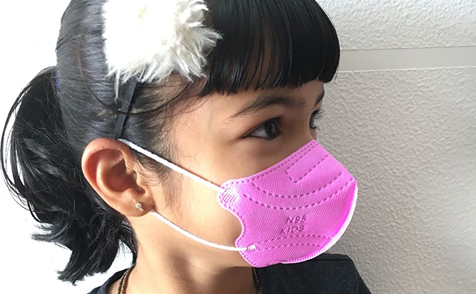 Image of present printed Kids Mask with pack of 10 and 20 pcs, Reuseable, Washable and Fit for kids 3-15 year (multi color)