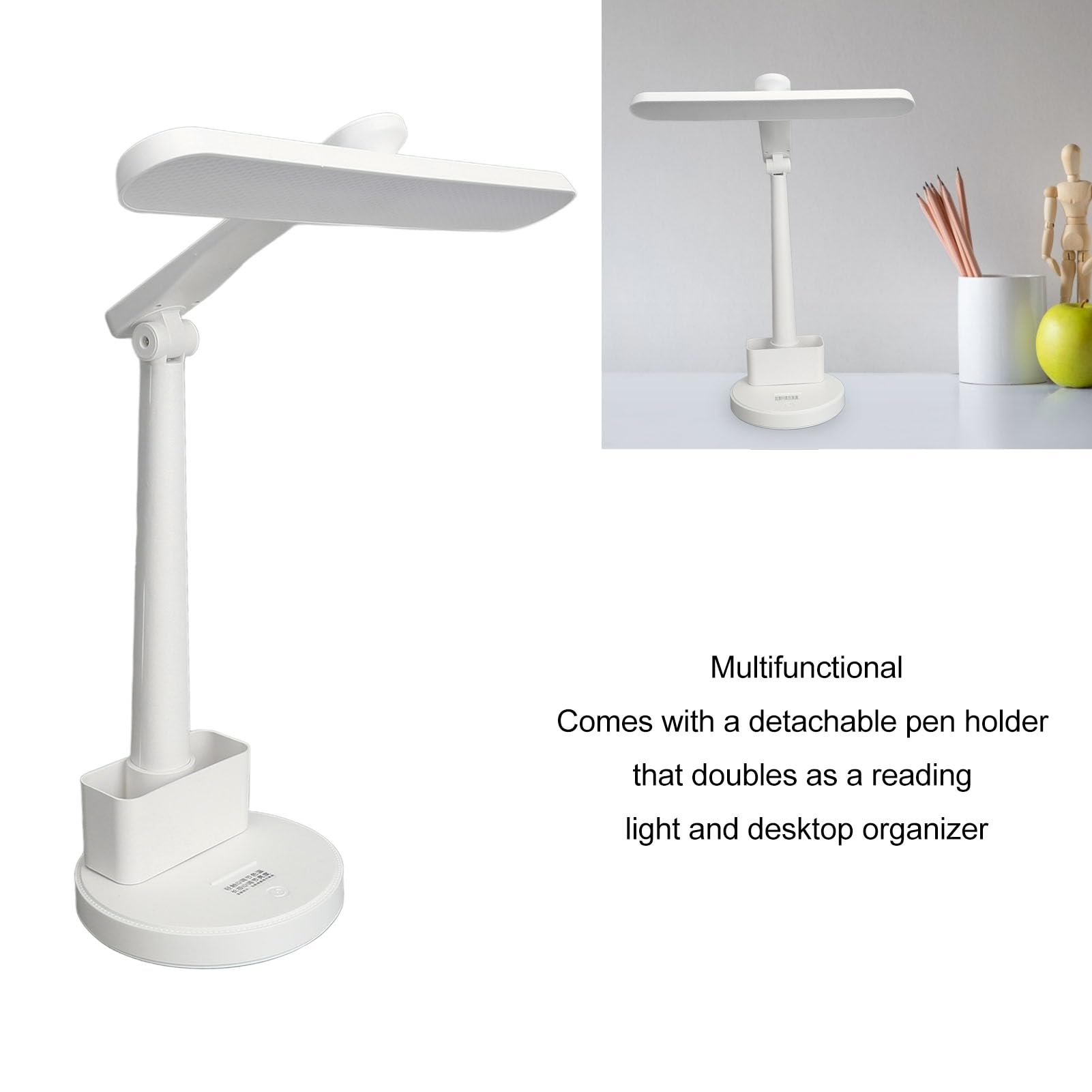 Bezprzewodowa lampa ładująca, lampa stołowa, składany stół roboczy, lampa stołowa na biurko Lampa stołowa LED Mały składany stół Lampa biurkowa z możliwością ładowania Lampa stołowa kreślarska