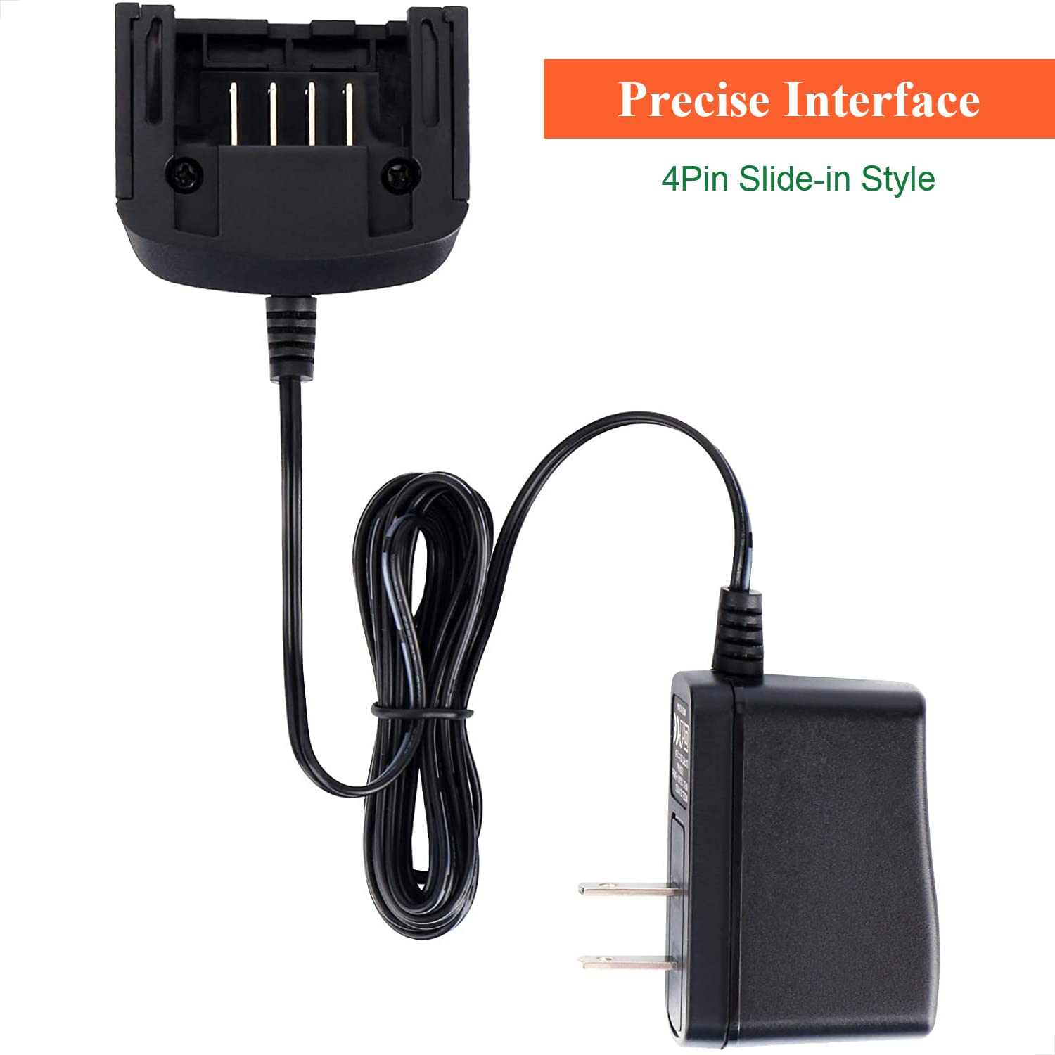 UNGINO LCS1620 20V Lithium Battery Charger Compatible with Black and Decker 20V Max Li-ion Battery LBXR2020 LBXR20 LBXR2020-OPE LB2X4020 Replacement for Black & Decker Charger LCS1620B BDCAC202B