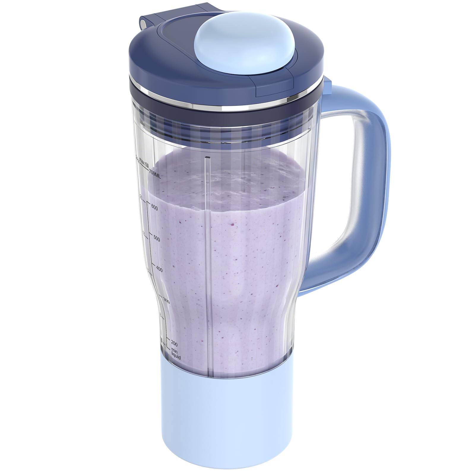 26oz Travel Tumbler Replacement for Ninja BlendBOSS Blender Series, Blue