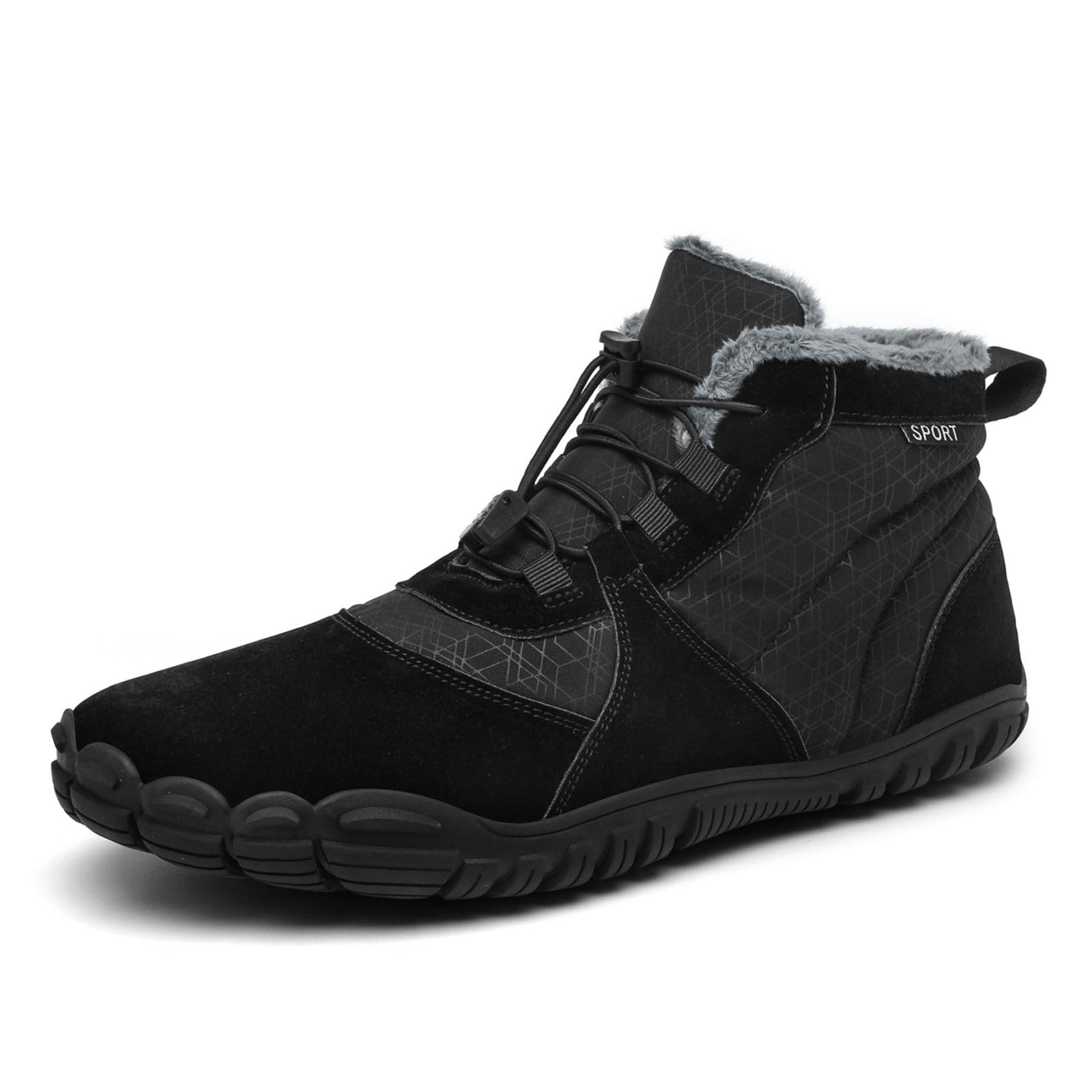 AONETIGER Barefoot Women's Winter Warm Waterproof Snow Boots for Men Non-Slip 36-47 EU