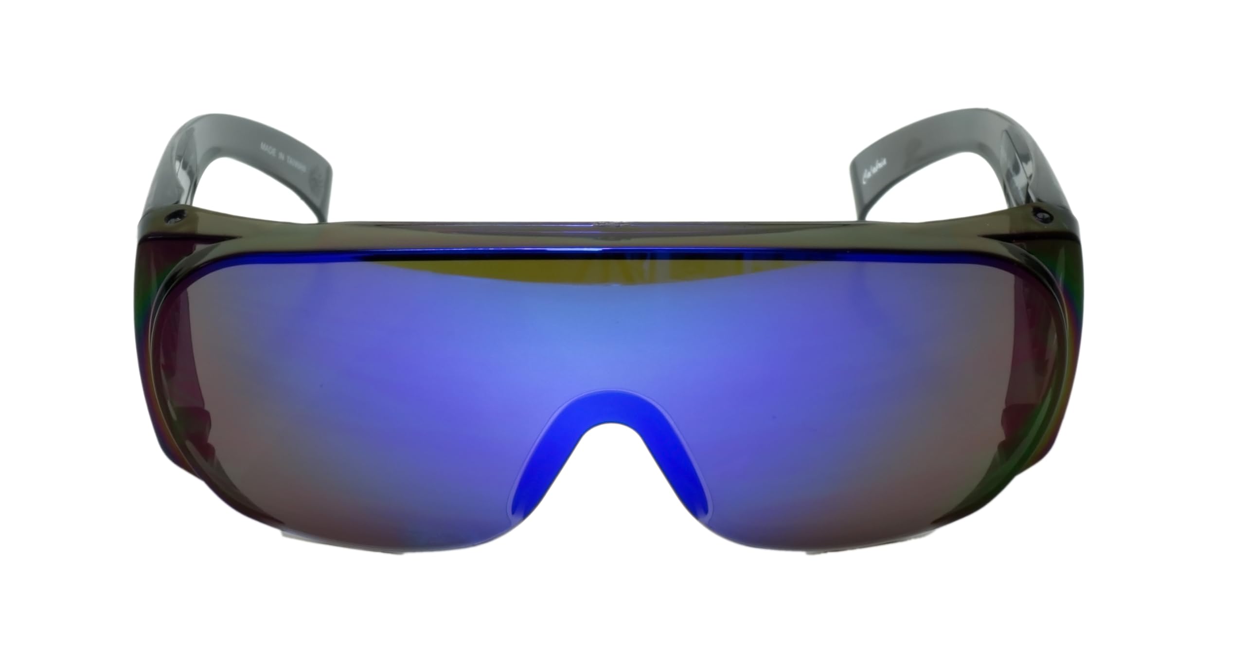Calabria 1003 - Gafas de seguridad de ajuste grande para hombres y mujeres, envolventes, antivaho, rayones, antirreflejos