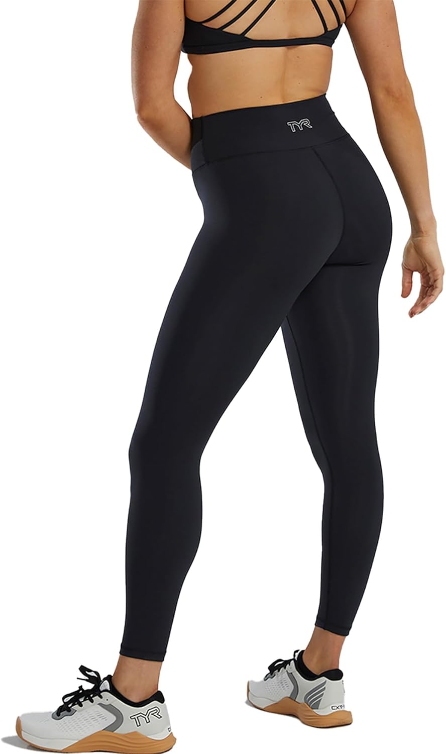 TYR Womens Elite Athletic Performance Workout High-Rise Legging 25" - Image 2