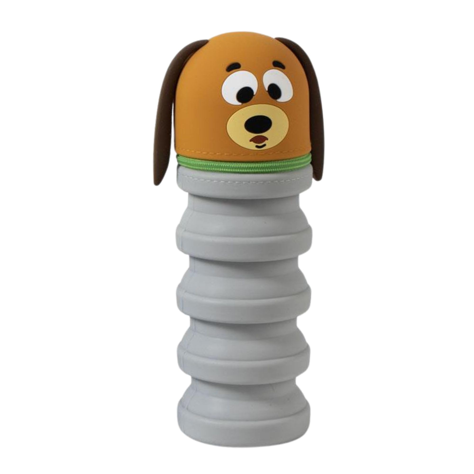Disney Toy Story Silicone Extending Pencil case with a Character lid for School, Art and Travel (Slinky Dog)