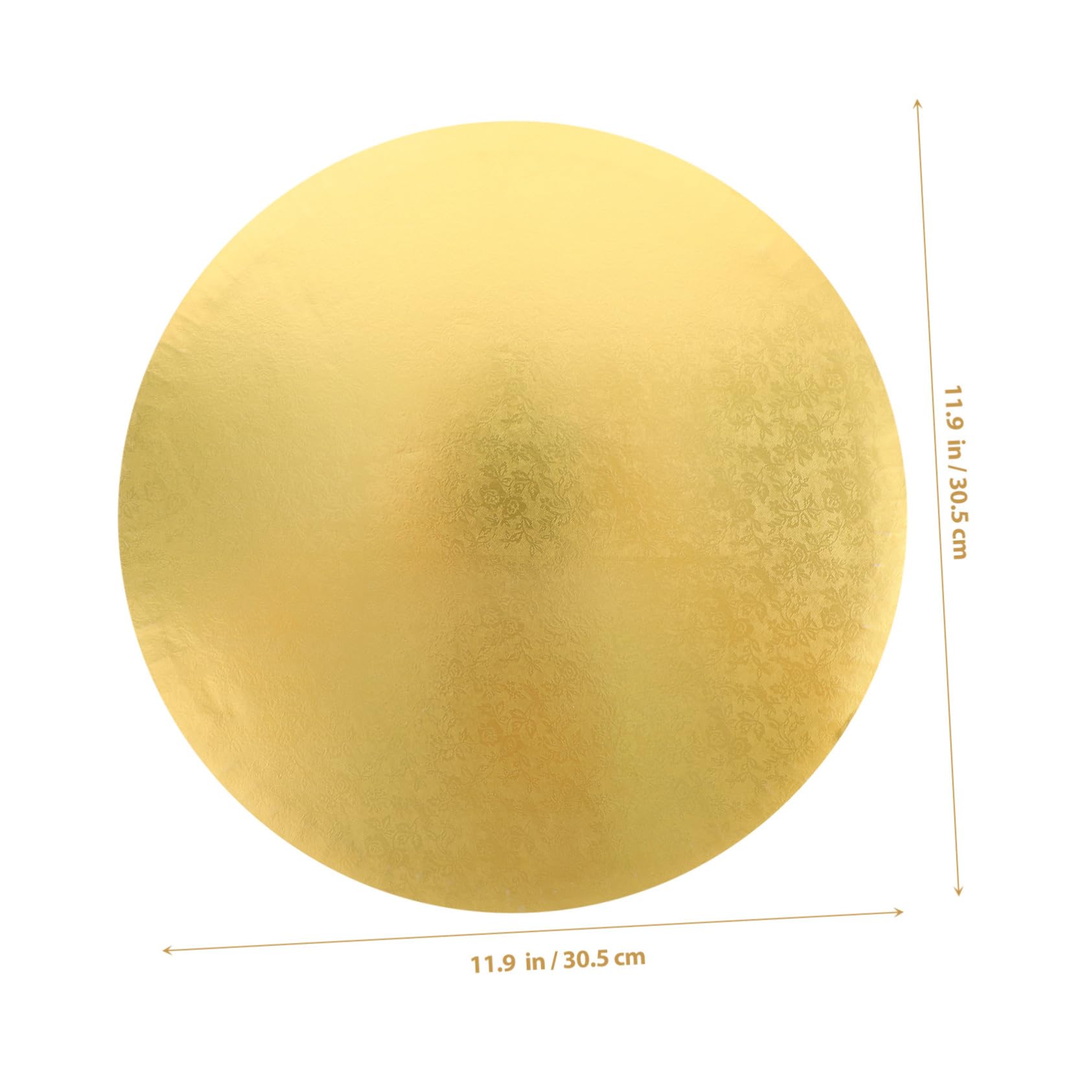 Cabilock Round Cake Drum Cake Plate for Weddings Birthdays Smooth Surface Accessory for Bakeries Events