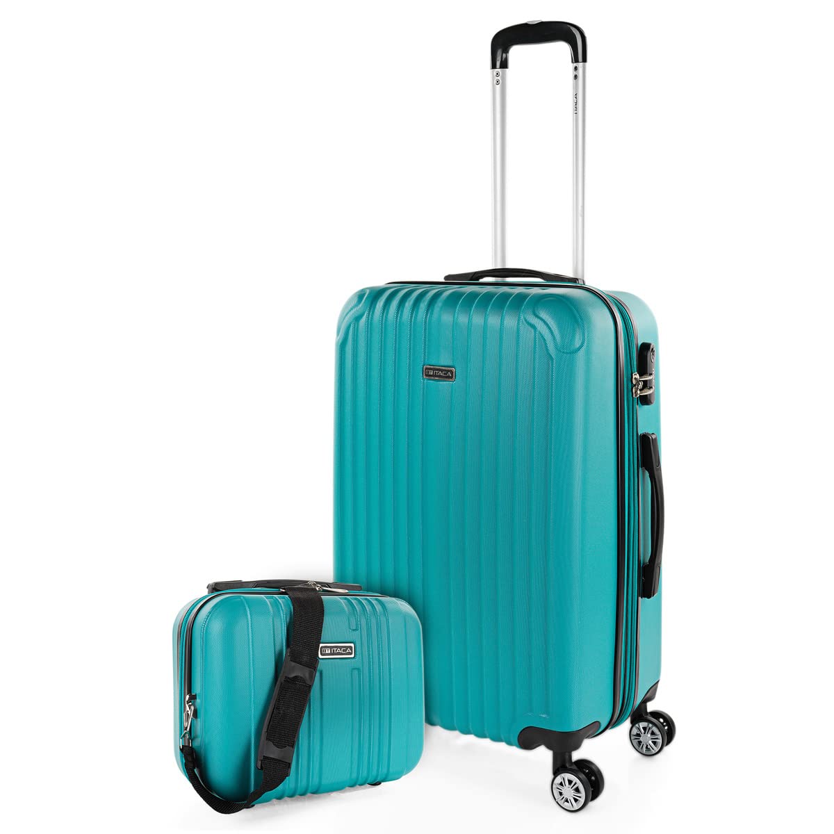 ITACA - Maletas Grandes De Viaje Rígidas Ligeras con 4 Doble Rueda 360° Maleta Grande 23 Kilos Alta Resistencia Extensible Maleta XL Duradera, Mandarina — view 69