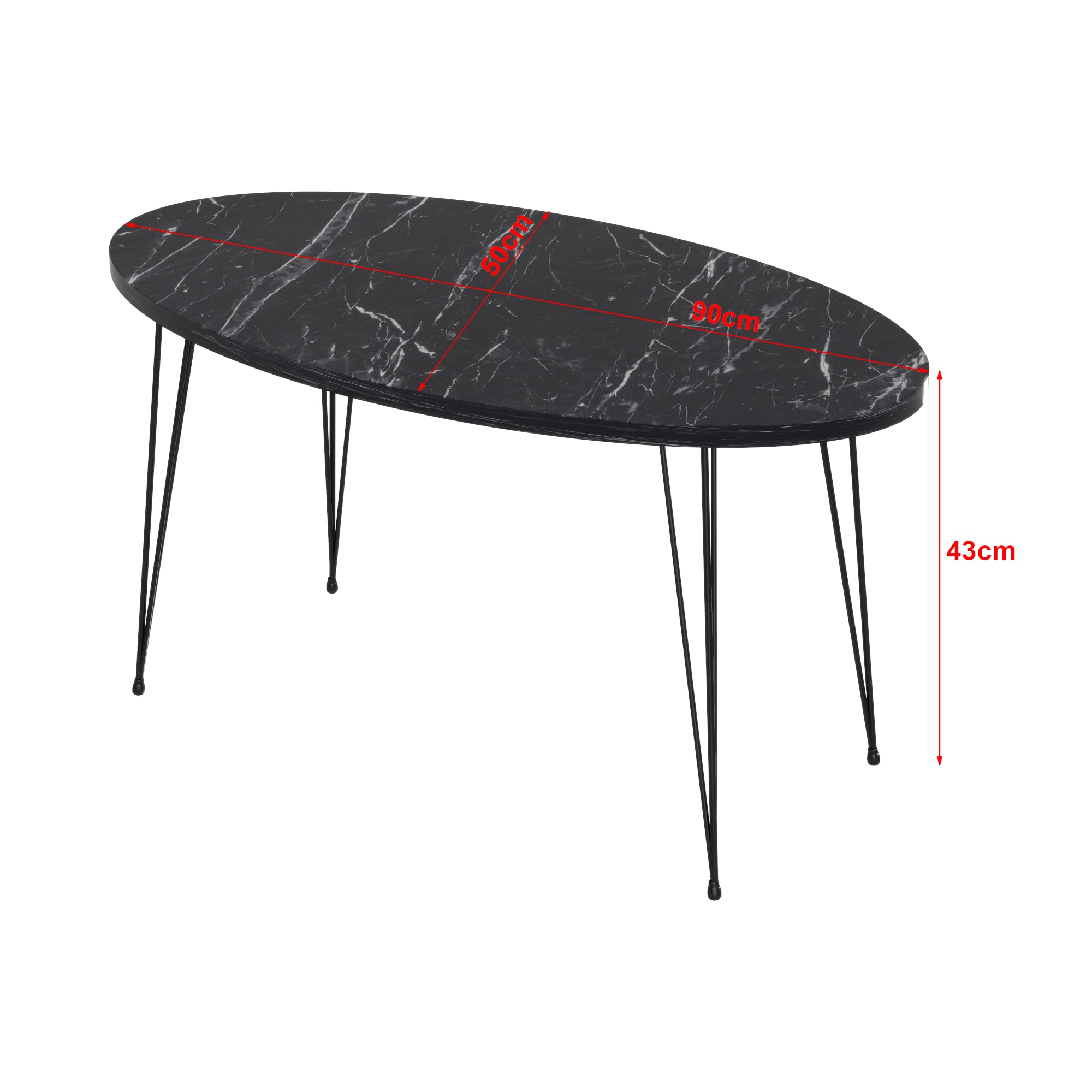 Tavolino Da Caffè Sollevabile WOLTU Con Scomparto Nascosto - Design Industriale 90x50cm Altezza Regolabile - Marrone Rustico