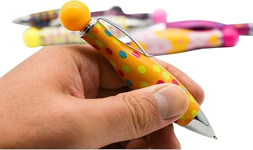 Miniatura 4 de 12 bolígrafos pequeños de boliche, bolígrafos grandes y gruesos, bolígrafos cortos y pesados para temblores, para artritis, manos, bolígrafo para el
