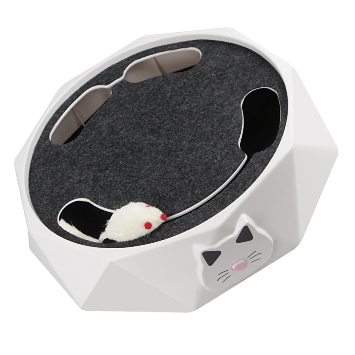 Ipetboom Juguete para Mascotas Juguetes para Gatitos Gato Juguete Giratorio Juguetes para Perros Cachorros ratón Juguete de burlas para Mascotas Gato Juguete Interactivo eléctrico