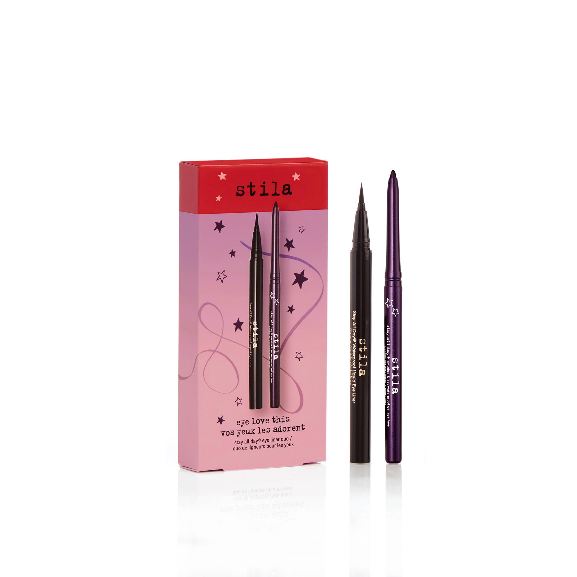 Stila Eye Love This Stay All Day Liquid Eyeliner Duo, 0.016 oz 1 Count (Pack of 1) Multicolor