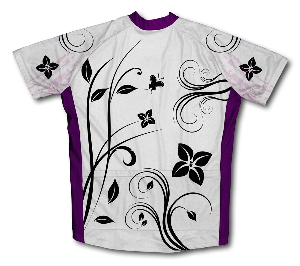 ScudoPro Flower Loops Short Sleeve Cycling Jersey for Women - Size 3XL