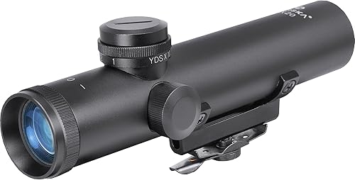 Miniatura 6 de Barska visor de rifle de asa de transporte 4x20, retículo Mil Dot con BDC, montura de mira de visor Peep, estilo Retro A2