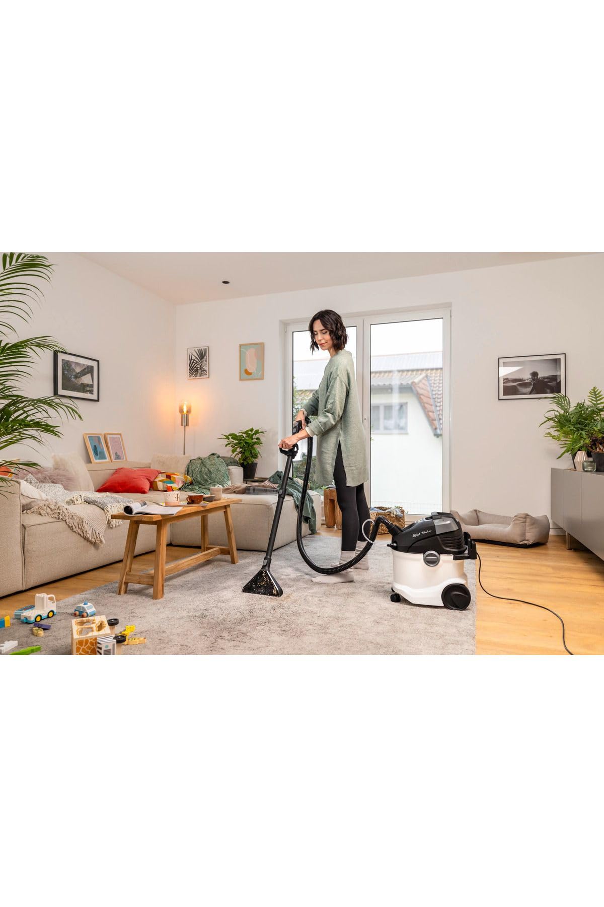 Kärcher Injecteur-Extracteur SE 6 Signature Line, Flexible 2-en-1, Réservoirs Eau Propre/Sale : 4 l, Accessoires de Lavage et Suceurs pour Sol Dur, pour Meubles Rembourrés, pour Fentes, pour Fauteuils