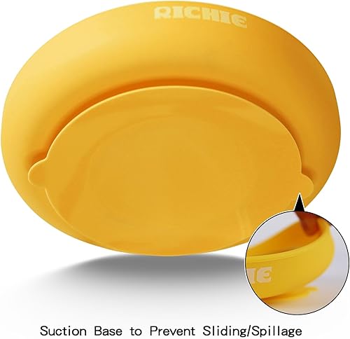 Miniatura 9 de RICHIE Slow Feed - Cuenco para perros, antigolpe, silicona duradera, seguro para razas pequeñas a grandes, color azul