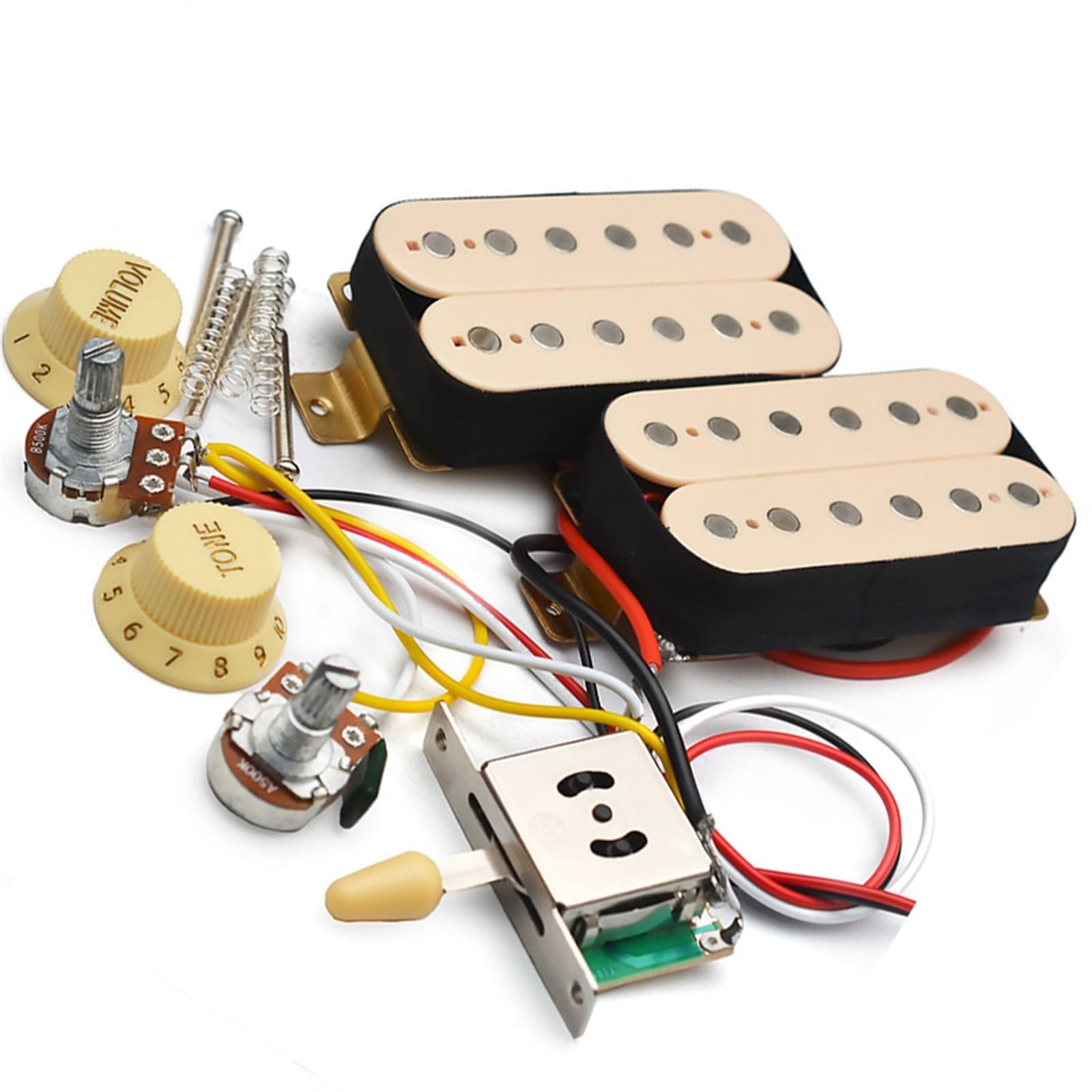 エレキギター用ピックアップ Amazon | Ogdni Alnico 5 Strat Guitar Pickup Set シングル コイル