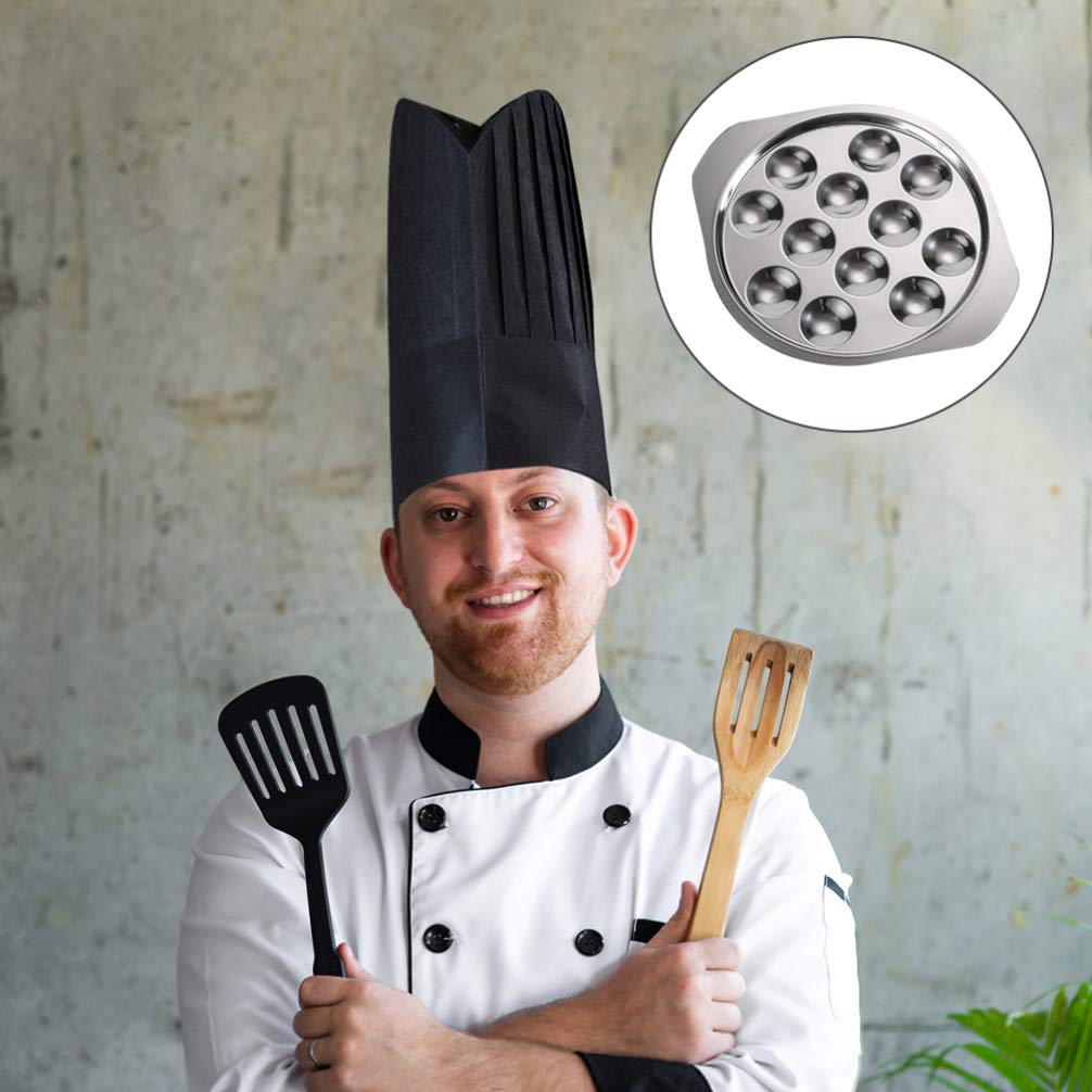 Piatti Per Lumache Cabilock - 4 Pezzi In Acciaio Inox Con 12 Fori, Per Barbecue E Cena - Foto 9