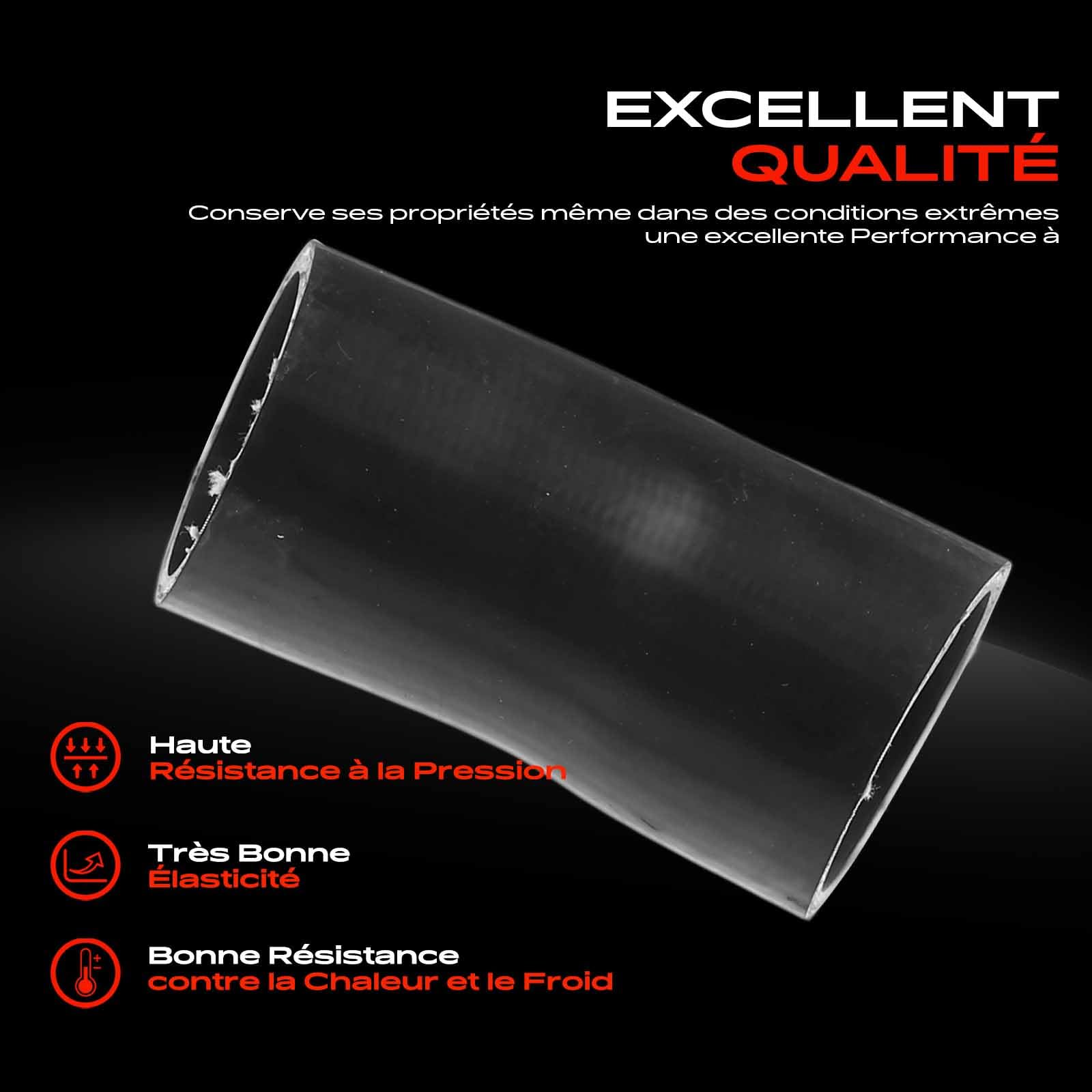 Frankberg Tuyau d'air de suralimentation, tuyau turbo avec clip de | fixation 6R0145828D; Compatible avec: A1 Sportback 8XA 8XF, Ibiza IV Sportcoupe 6J1 6P5, Fabia II Combi 545, Fabia II 542