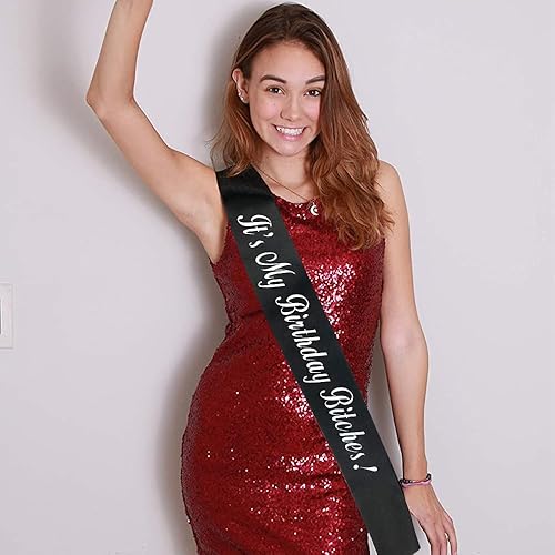 Miniatura 5 de Banda de cumpleaños, banda de cumpleaños para decoración de fiesta de cumpleaños 13, regalos, Azul