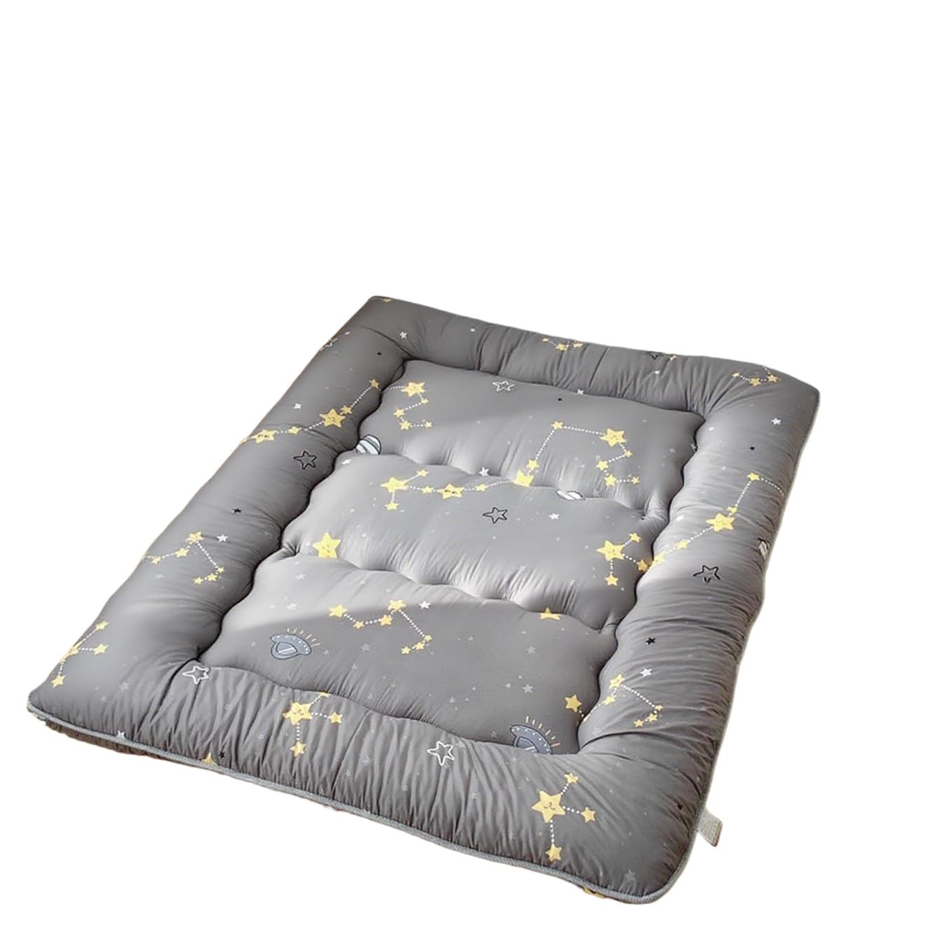 Colchón futón japonés plegable gris 120x200cm para niños y estudiantes