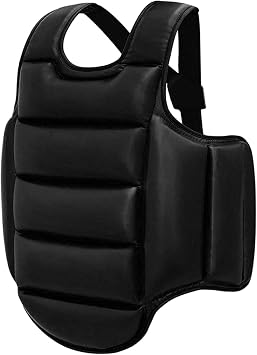 Boxing Body Protector, Reversible Chest Guard, Martial Arts Belly Protection Pad, Boxing Body Pad 160-180cm