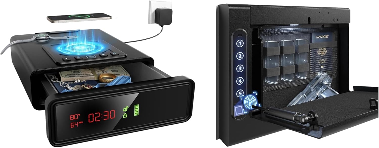 Biometric Smart Safe *1,Biometric Wall Safe *1