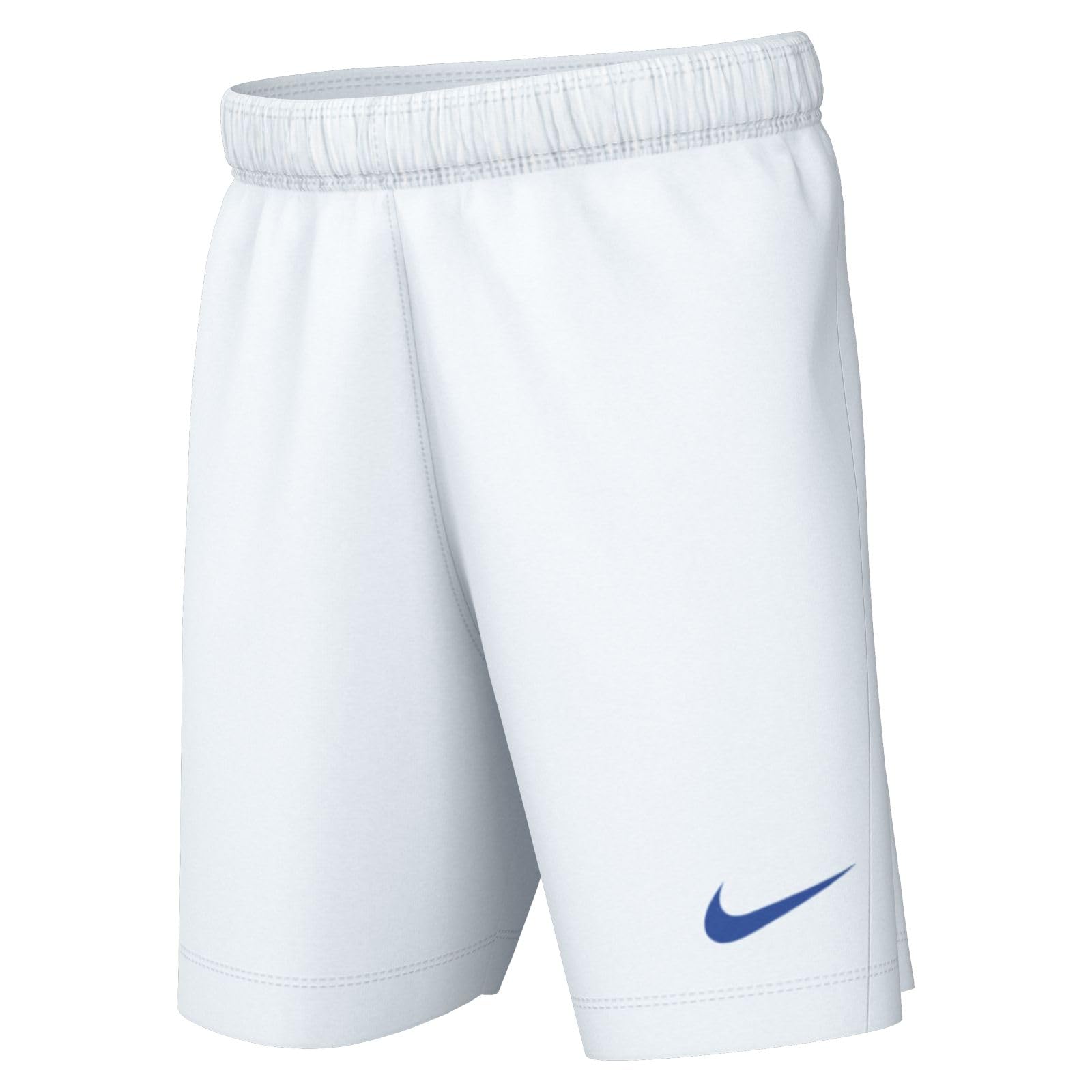 NIKE Boys Dri-fit Park 3 Shorts, White/Royal Blue, M EU