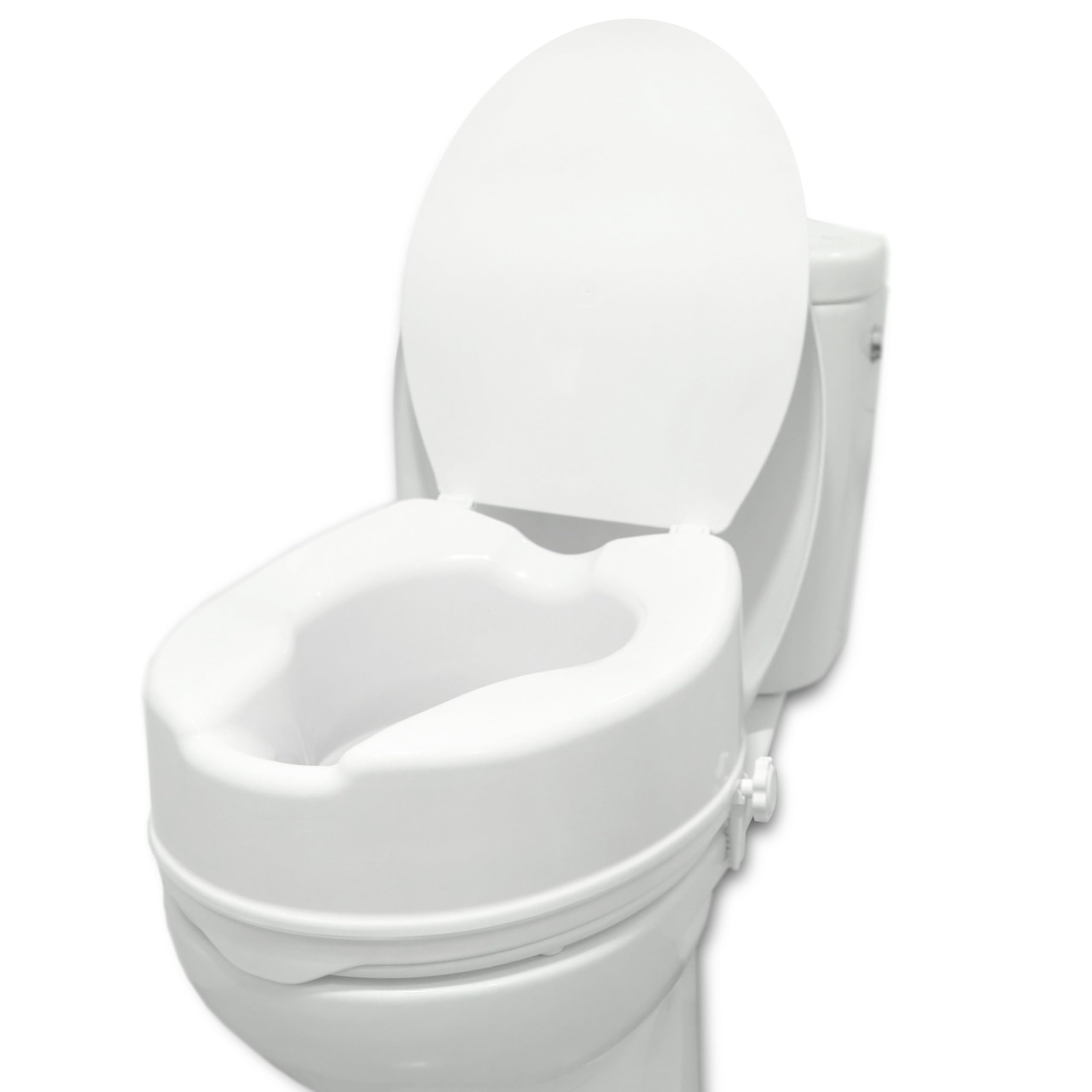 PEPE Mobility Elevador WC Adulto con Tapa, 15 cm, Alzador Ortopédico