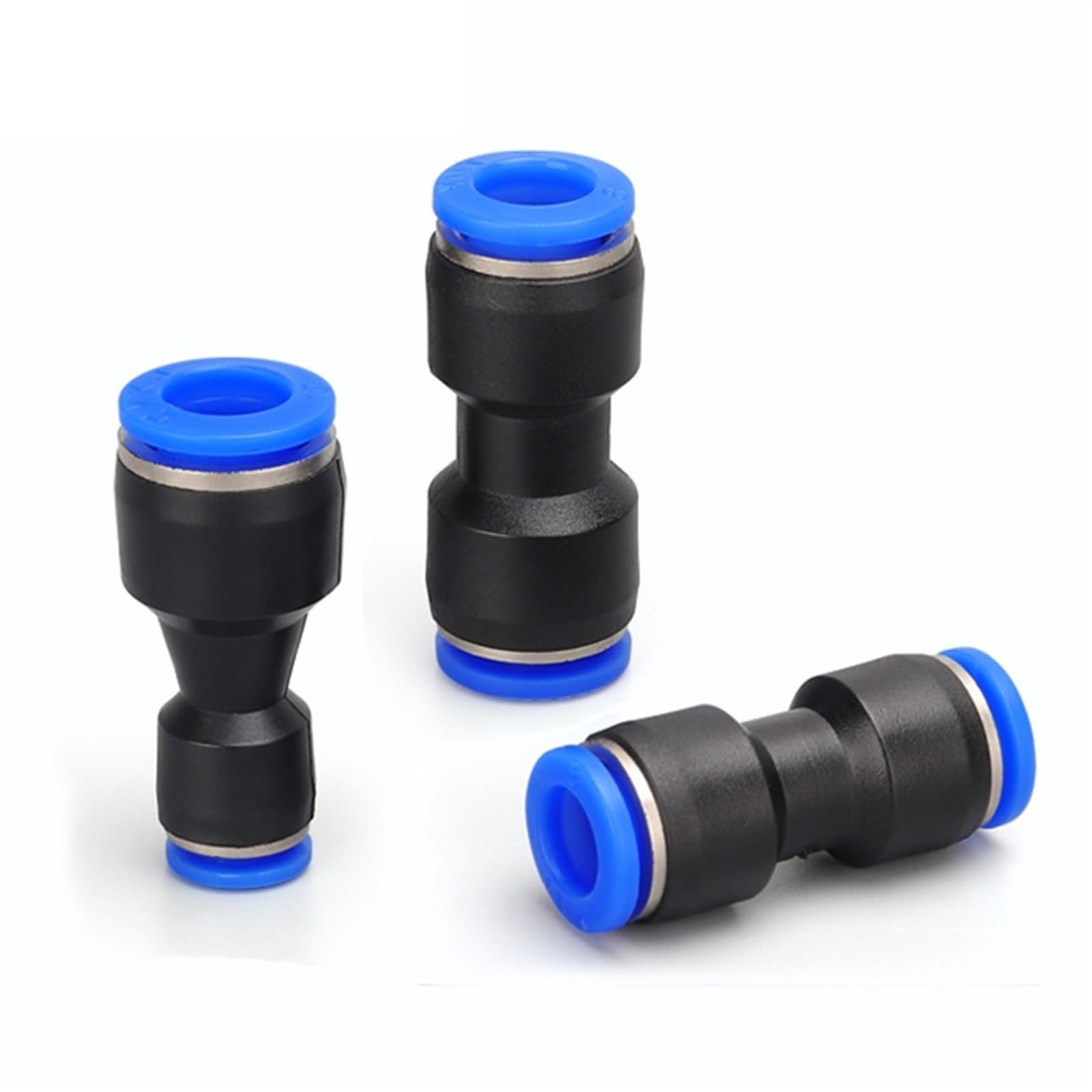 Conectores de plástico de poliuretano PG de 4 mm, 6 mm a 8 mm, 10 mm, conectores rápidos rectos de manguera (PU-10)